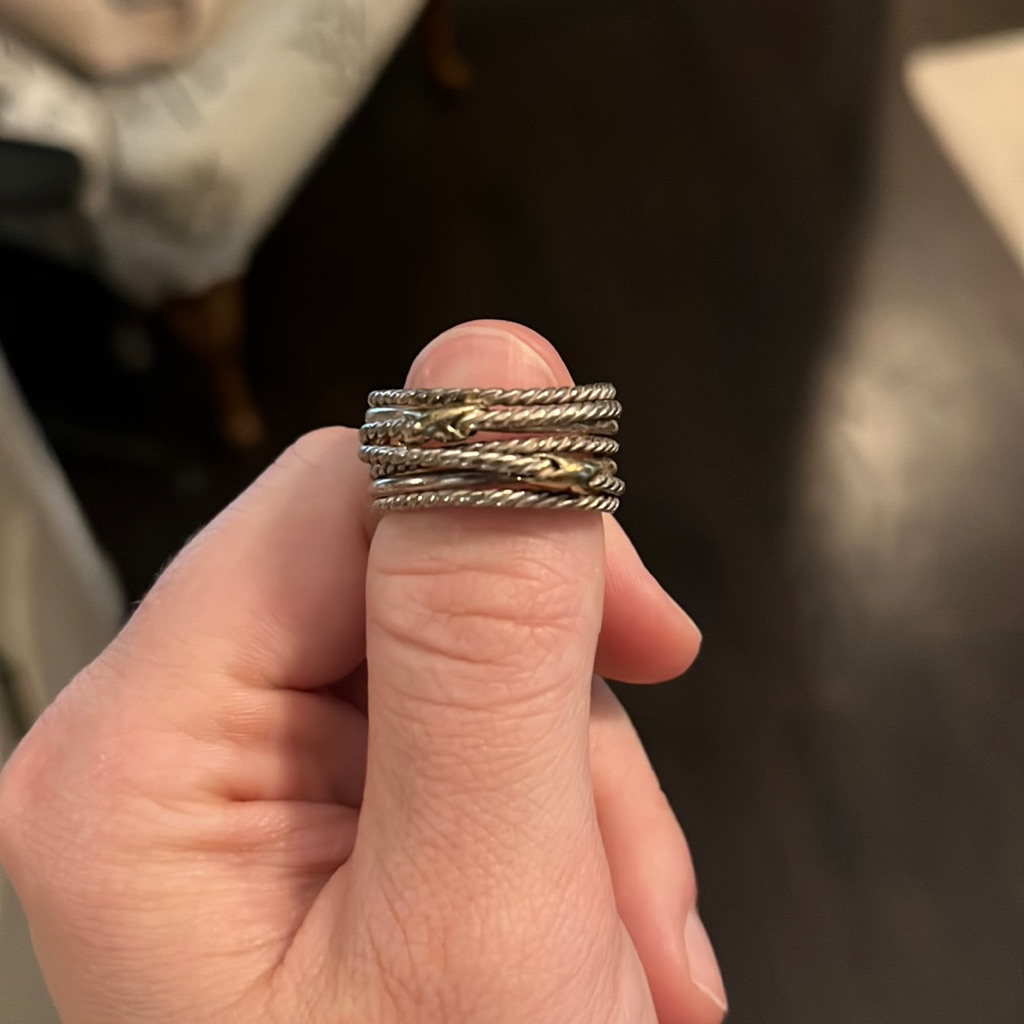 David Yurman Double Crossover Ring